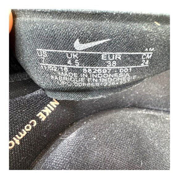 Nike Black Ultra Comfort Thong Sandals Cushioned Beach Flip Flops Size 7 Womens - Picture 4 of 7